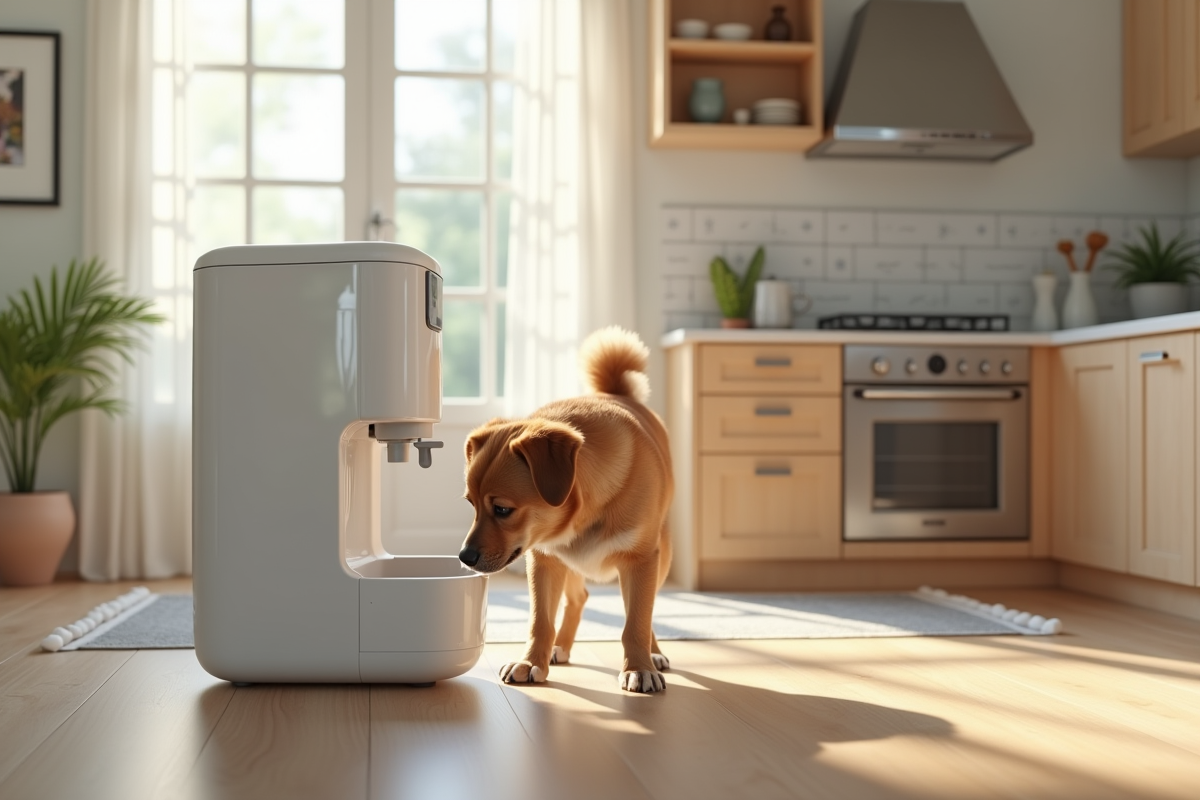 chien  eau