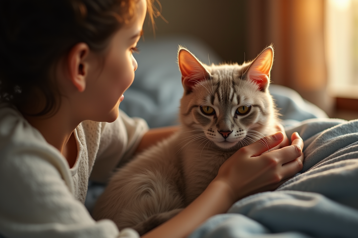 chat triste