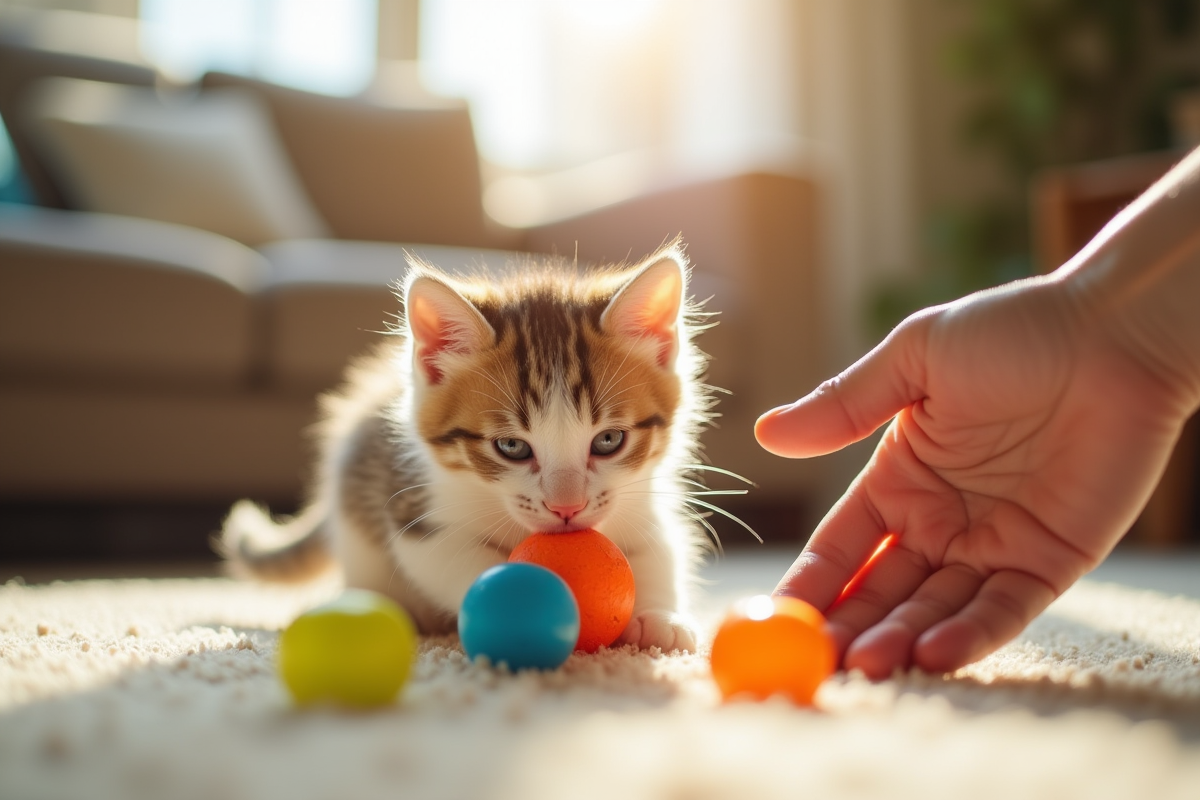 chaton morsures