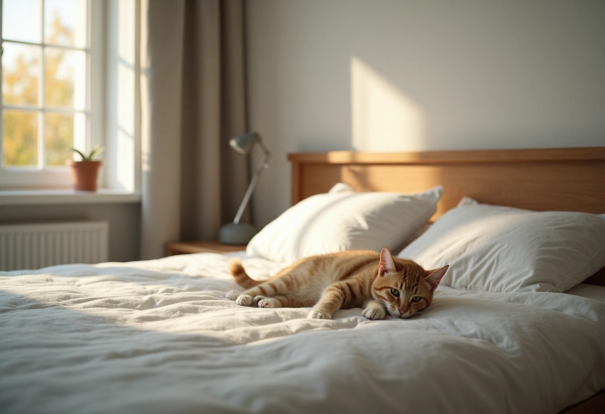 chat sommeil